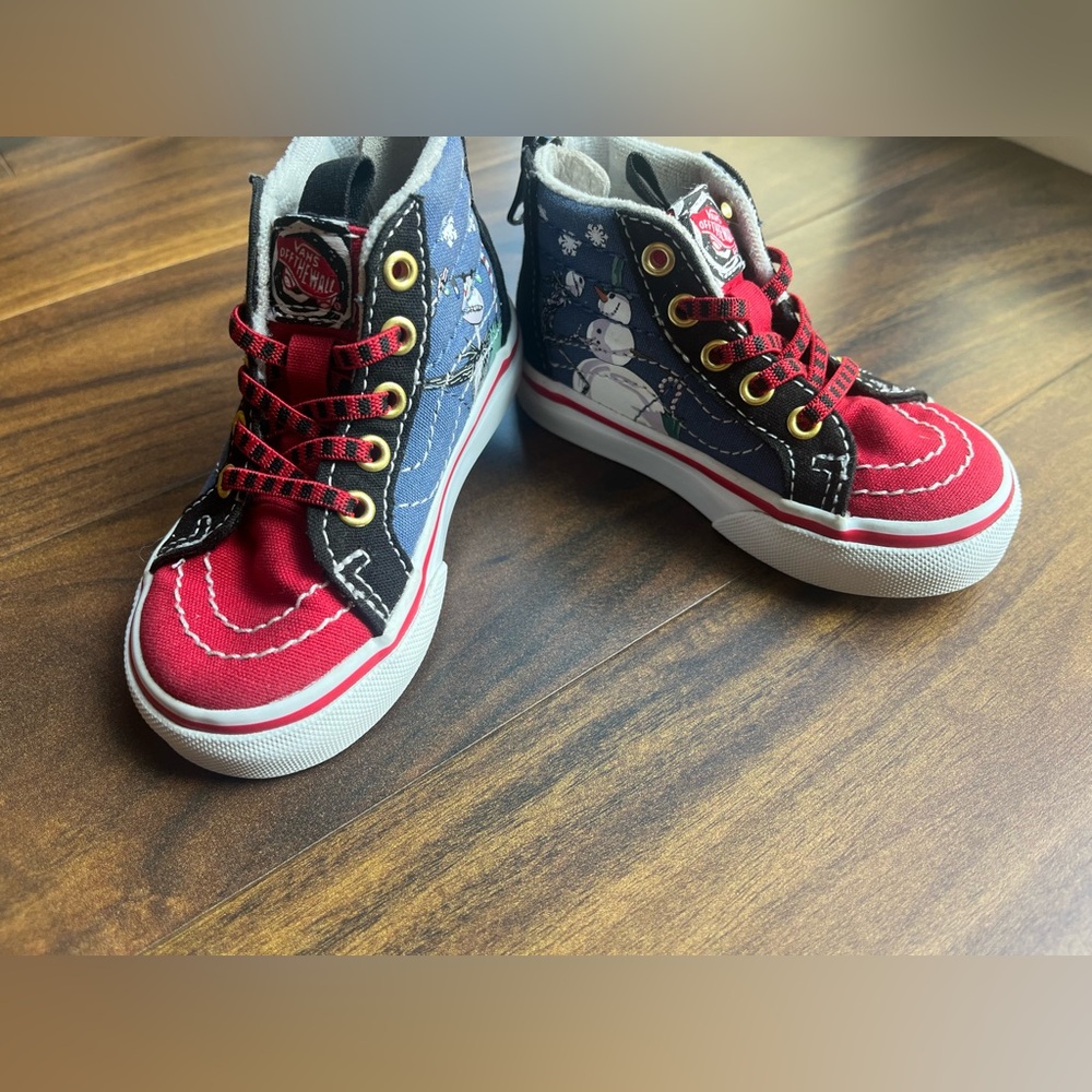 Vans Sk8-Hi Disney Nightmare Before Christmas Toddler Shoes Size 5 - Picture 2 of 7